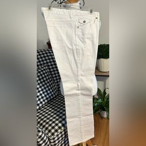 Banana Republic Size 12 White Jeans